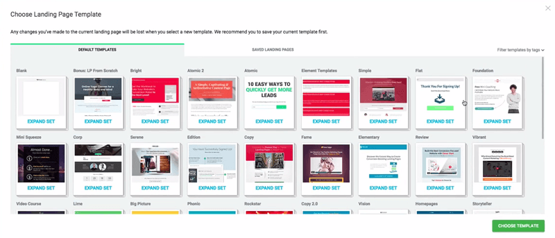 Choose-Template-Thrive-Architect
