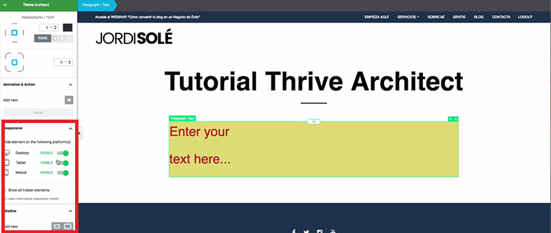 Responsive-Thrive-Architect